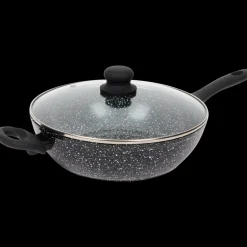 Hapjespan met glazen deksel 28 cm | Action NL