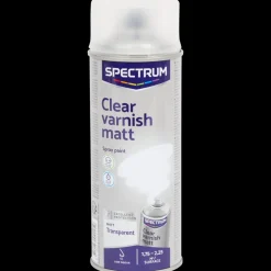 Spectrum blanke lak matte spuitverf transparant Transparant 400 ml | Action NL