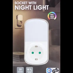 Stekker adapter met nachtlamp | Action NL